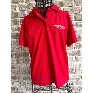 Flight Safety International Gulfstream Ladies Polo Shirt Small Golf Pick…